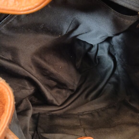 Orange Leather Backpack - Picture 2 of 11